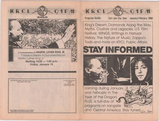 KRCL Program Guide 058 1988 Jan Feb