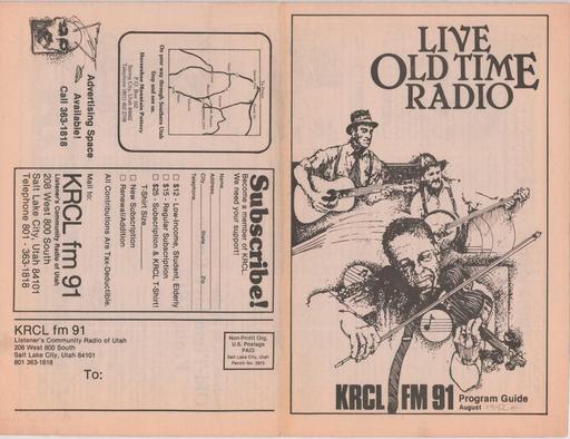 KRCL Program Guide 023 1982 Aug
