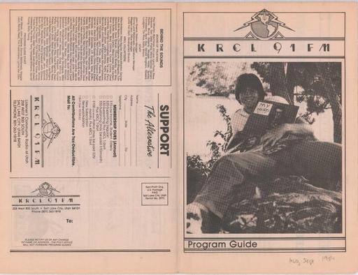 KRCL Program Guide 037 1984 Aug Sep