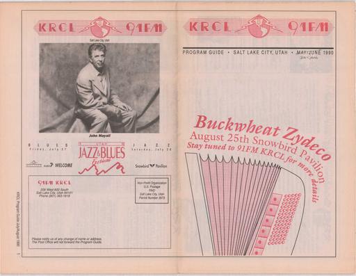 KRCL Program Guide 074 1990 Jul Aug