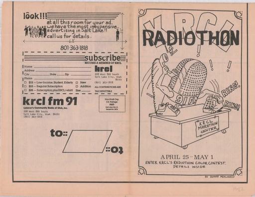 KRCL Program Guide 019 1982 Apr