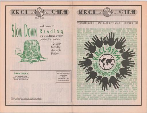 KRCL Program Guide 082 1991 Nov Dec