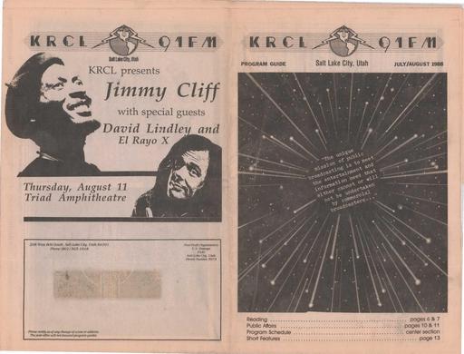 KRCL Program Guide 061 1988 Jul Aug