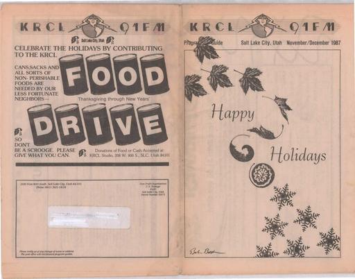 KRCL Program Guide 057 1987 Nov Dec