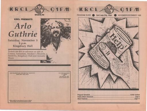 KRCL Program Guide 063 1988 Nov Dec