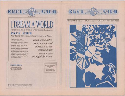 KRCL Program Guide 076 1990 Nov Dec