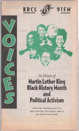 KRCL Program Guide 102 1995 Jan Feb