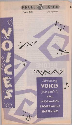 KRCL Program Guide 092 1993 Jul Aug