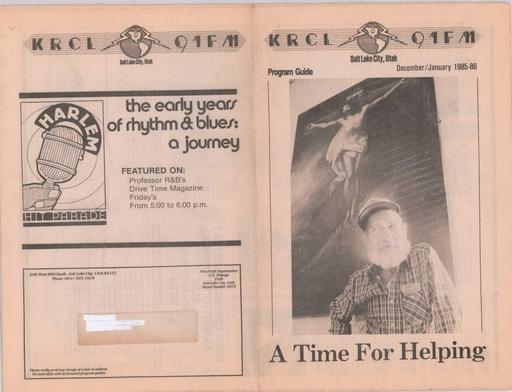 KRCL Program Guide 045 1985 6 Dec Jan