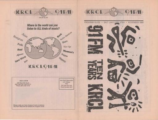 KRCL Program Guide 069 1989 Nov
