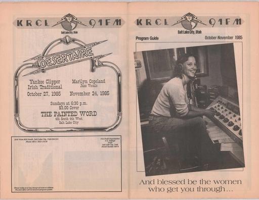 KRCL Program Guide 044 1985 Oct Nov