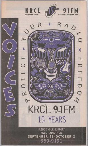KRCL Program Guide 106 1995 Sep Oct