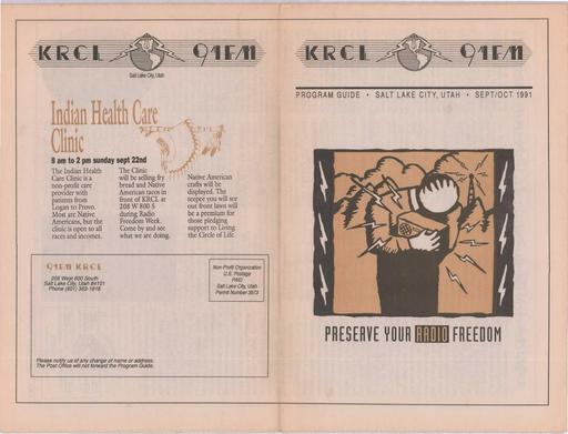KRCL Program Guide 081 1991 Sep Oct