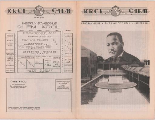 KRCL Program Guide 077 1991 Jan Feb