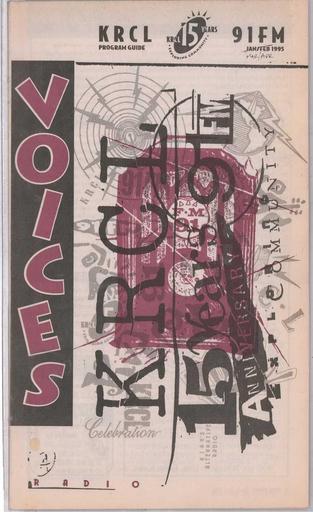 KRCL Program Guide 103 1995 Mar Apr