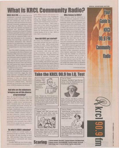 KRCL Program Guide 135 2001 Sep5