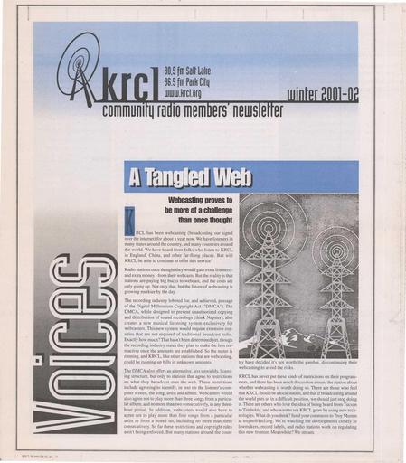 KRCL Program Guide 136 2001 2 Winter