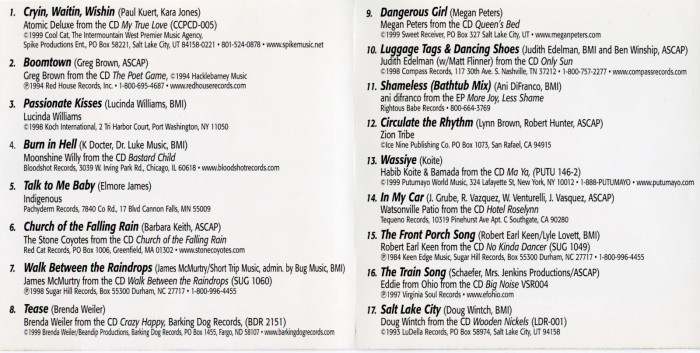 KRCL History Project - Bellyful of Music