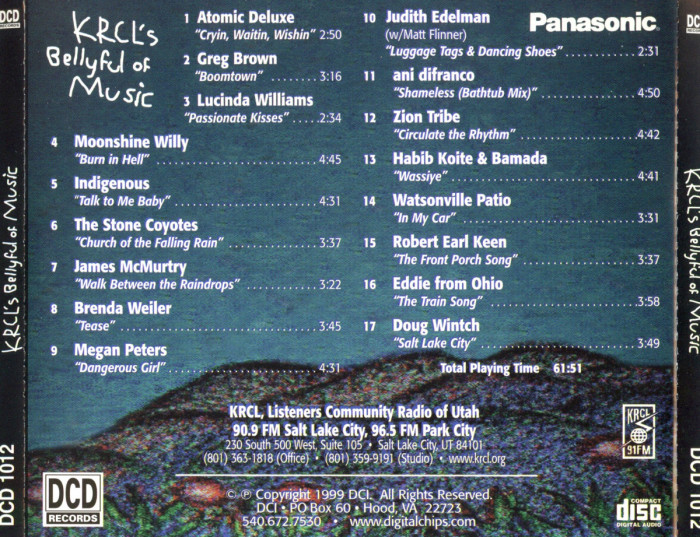 KRCL History Project - Bellyful of Music