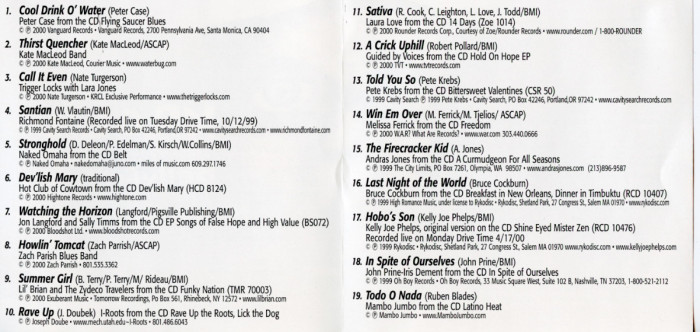 KRCL History Project - KRCL's Bellyfull 2: Meadows Of Music