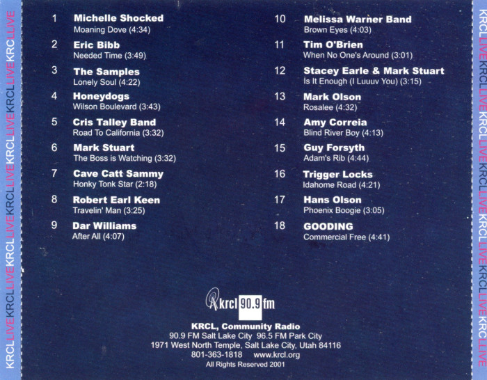 KRCL History Project - KRCL Live