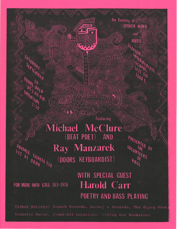 KRCL History Project - Concert Posters