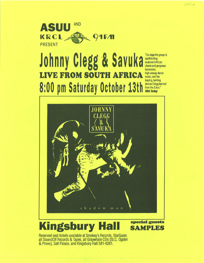 KRCL History Project - Concert Posters