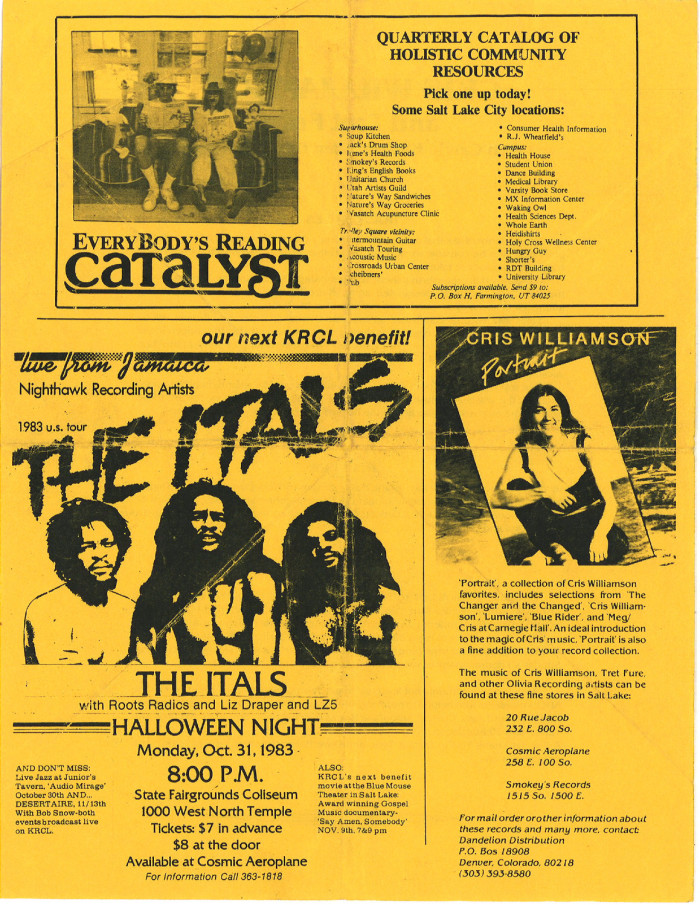 KRCL History Project - Concert Posters