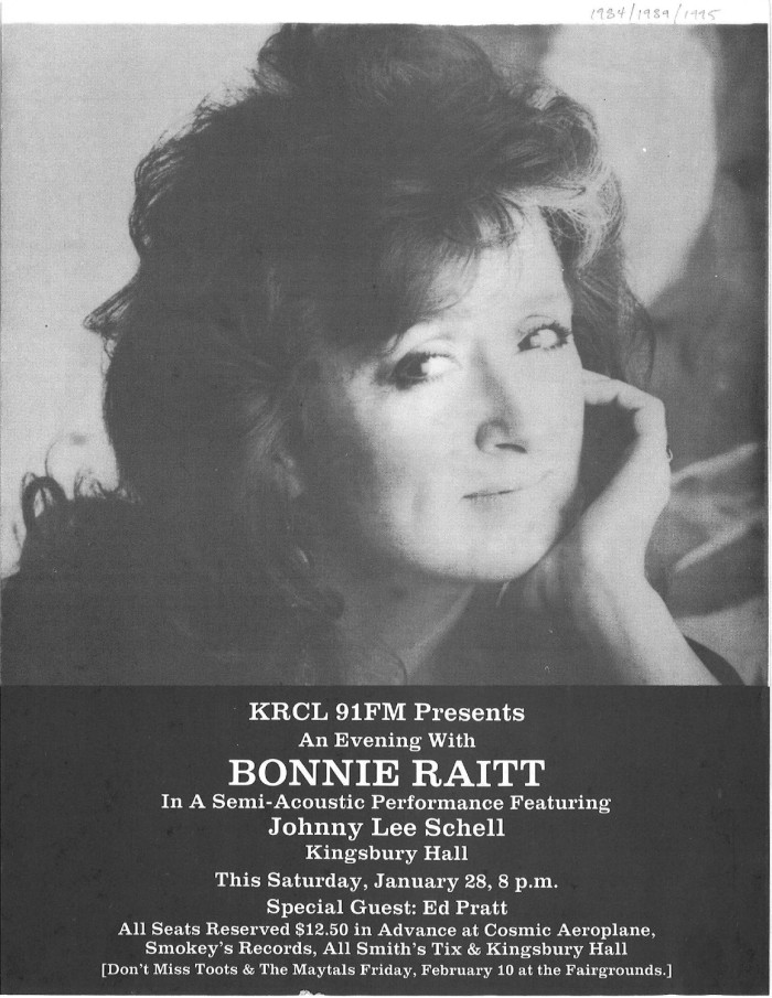 KRCL History Project - Concert Posters