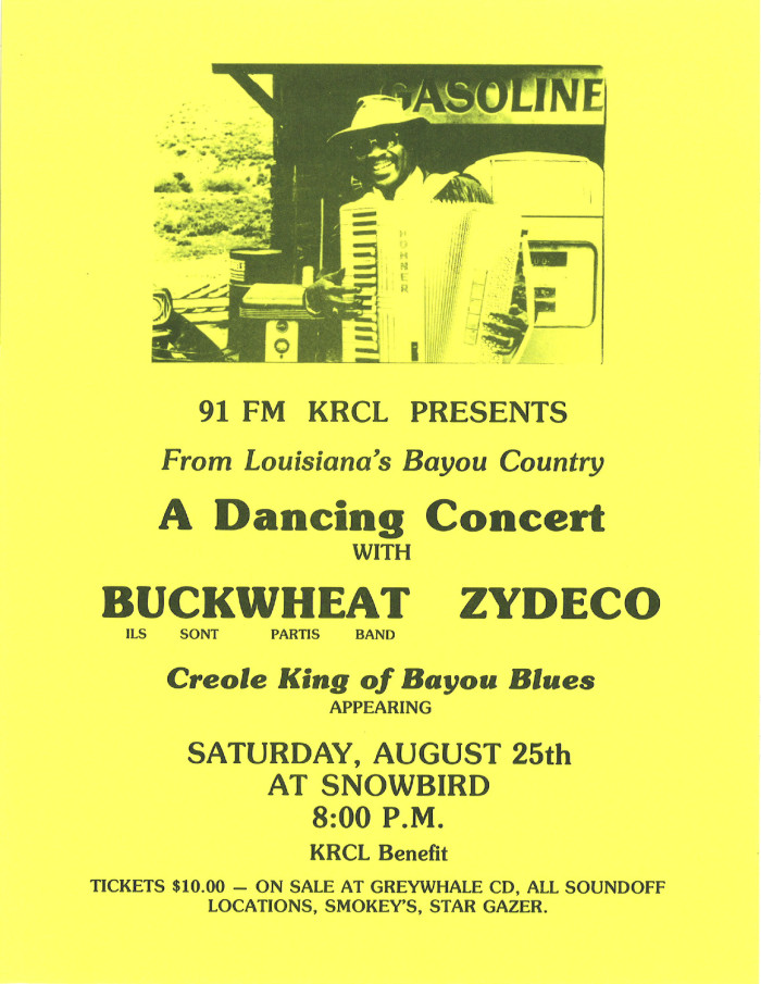 KRCL History Project - Concert Posters